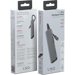 Картридеры и USB-хабы LINQ 7in1 Pro USB-C 10Gbps Multiport Hub with 4K HDMI and Card Reader