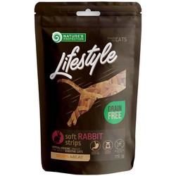 Корм для кошек Natures Protection Lifestyle Snack Soft Rabbit Strips 75 g