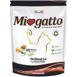 Корм для кошек Morando Miogatto Sterilised Adult Chicken  400 g