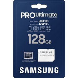 Карты памяти Samsung PRO Ultimate + Adapter microSDXC 128&nbsp;ГБ