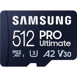 Карты памяти Samsung PRO Ultimate + Adapter microSDXC 512&nbsp;ГБ