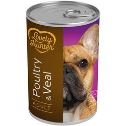 Корм для собак Lovely Hunter Adult Canned Poultry/Veal 0.4&nbsp;кг