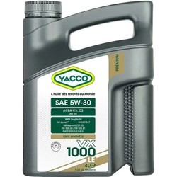 Моторные масла Yacco VX 1000 LE 5W-30 4&nbsp;л
