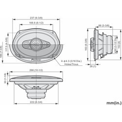 Автоакустика Pioneer TS-A6991F