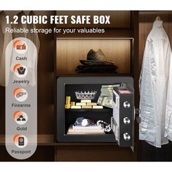 Сейфы Vevor 1.2 Cubic Feet Home Safe