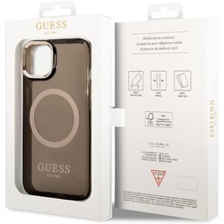 Чехлы для мобильных телефонов GUESS Gold Outline with MagSafe for iPhone 14 Plus