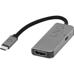 Картридеры и USB-хабы LINQ 2in1 4K HDMI Adapter with PD