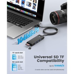 Картридеры и USB-хабы Orico PAPW3AT-U3-015-BK-EP