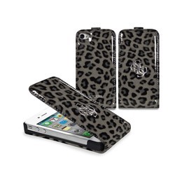 Чехлы для мобильных телефонов CG Mobile GUESS Leopard Flip for iPhone 4/4S