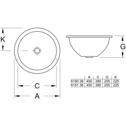 Умывальник Villeroy & Boch Loop&Friends 618038