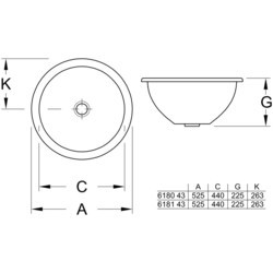 Умывальник Villeroy & Boch Loop&Friends 618138