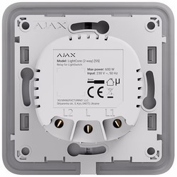 Выключатели Ajax LightSwitch 2-way Ivory