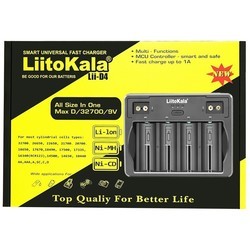 Зарядки аккумуляторных батареек Liitokala Lii-D4