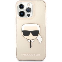 Чехлы для мобильных телефонов Karl Lagerfeld Glitter Karl's Head for iPhone 13\/13 Pro