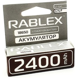 Аккумуляторы и батарейки Rablex 1x18650  3400 mAh