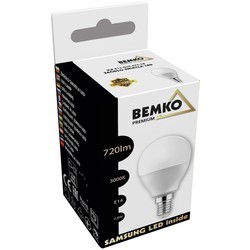Лампочки Bemko G45 7.5W 6500K E14