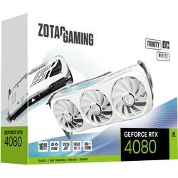 Видеокарты ZOTAC GeForce RTX 4080 16GB Trinity OC White