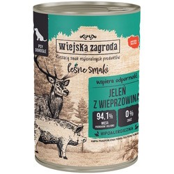 Корм для собак Wiejska Zagroda Canned Adult Forest Flavors Deer/Pork 400 g 1&nbsp;шт