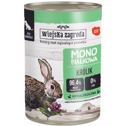Корм для собак Wiejska Zagroda Canned Adult Monoprotein Rabbit 400 g 1&nbsp;шт