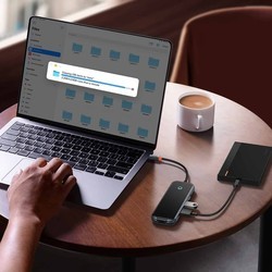 Картридеры и USB-хабы BASEUS AcmeJoy 6-Port Type-C HUB Adapter