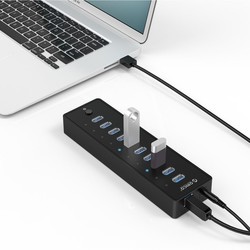Картридеры и USB-хабы Orico P10-U3-V1-EU-BK-BP