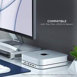 Картридеры и USB-хабы Satechi Stand & Hub for Mac Mini with SSD Enclosure