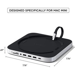 Картридеры и USB-хабы Satechi Stand & Hub for Mac Mini with SSD Enclosure