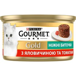 Корм для кошек Gourmet Gold Canned Beef\/Tomatoes 12 pcs