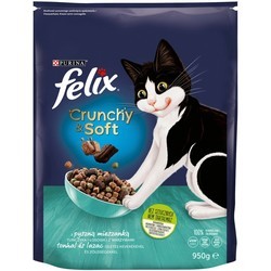 Корм для кошек Felix Crunchy&Soft Tuna\/Salmon 950 g