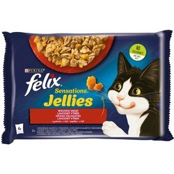 Корм для кошек Felix Sensations Jellies Rural Flavors in Jelly 4 pcs