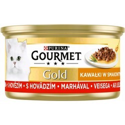 Корм для кошек Gourmet Gold Canned Sauce Delights Beef 85 g