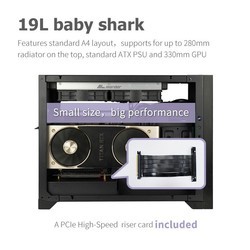Корпуса Almordor Sharky 170I ITX черный