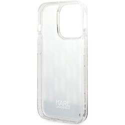 Чехлы для мобильных телефонов Karl Lagerfeld Liquid Glitter Monogram for iPhone 14 Pro