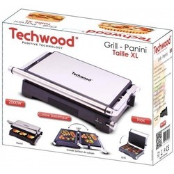 Электрогрили Techwood TGD-2180 серебристый