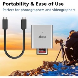 Картридеры и USB-хабы Akasa AK-CR-11BK