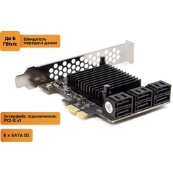 PCI-контроллеры Frime ECF-PCIEto6SATAIII002.LP