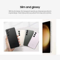 Чехлы для мобильных телефонов Samsung Clear Slim Cover for Galaxy S23 Plus