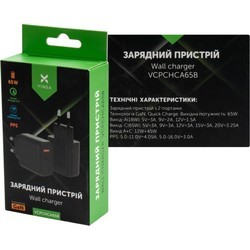 Зарядки для гаджетов Vinga VCPCHCA65B