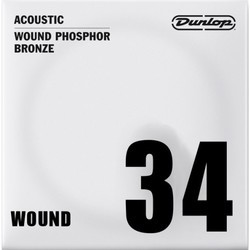 Струны Dunlop Phosphor Bronze Single 34