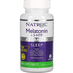 Аминокислоты Natrol Melatonin + 5-HTP 60 tab