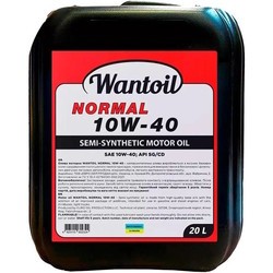 Моторные масла WantOil Normal 10W-40 20&nbsp;л
