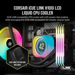 Системы охлаждения Corsair iCUE LINK H100i LCD Black