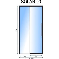 Душевые перегородки и стенки REA Solar 150 REA-K6360