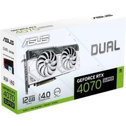 Видеокарты Asus GeForce RTX 4070 SUPER Dual White