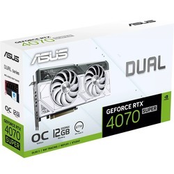Видеокарты Asus GeForce RTX 4070 SUPER Dual White OC