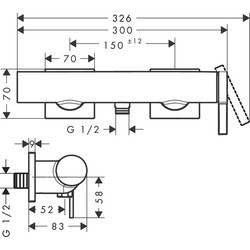 Смесители Hansgrohe Tecturis E 73620000