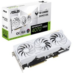 Видеокарты Asus GeForce RTX 4070 Ti SUPER TUF Gaming BTF White OC