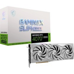 Видеокарты MSI GeForce RTX 4070 Ti SUPER 16G GAMING X SLIM WHITE