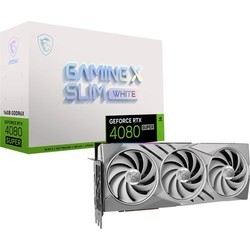 Видеокарты MSI GeForce RTX 4080 SUPER 16G GAMING X SLIM WHITE