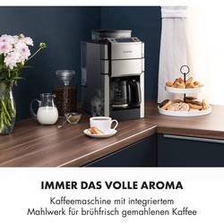 Кофеварки и кофемашины Klarstein Aromatica X серебристый
